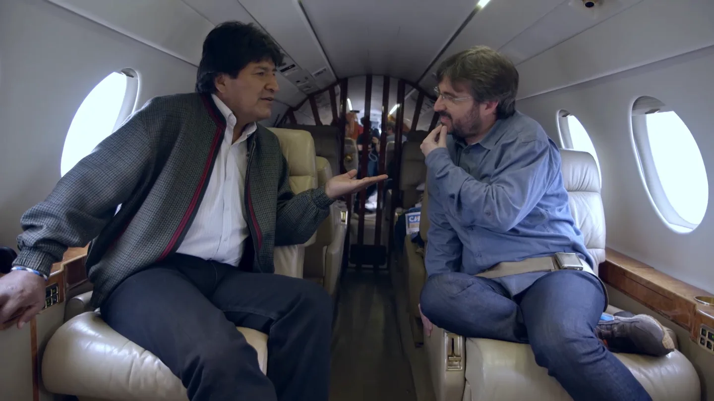 Jordi Évole viaja con Evo Morales Jordi Évole viaja con Evo Morales
