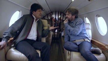 Jordi Évole viaja con Evo Morales