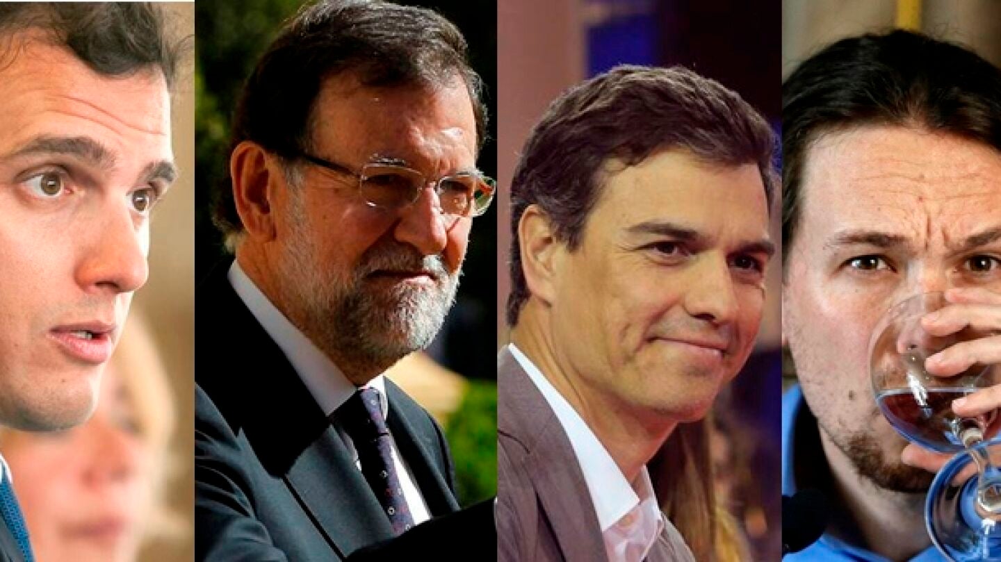 Las encuestas muestran un empate entre Podemos, PP, PSOE y Ciudadanos