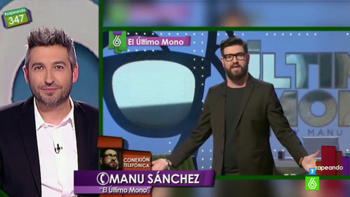 Manu S&aacute;nchez habla de 'El &Uacute;ltimo Mono' en 'Zapeando'