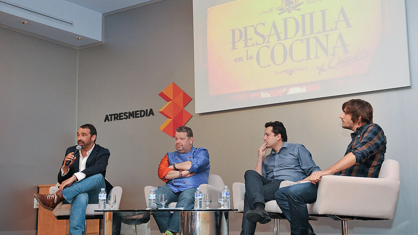 Rueda de prensa de 'Pesadilla en la cocina' Rueda de prensa de 'Pesadilla en la cocina'
