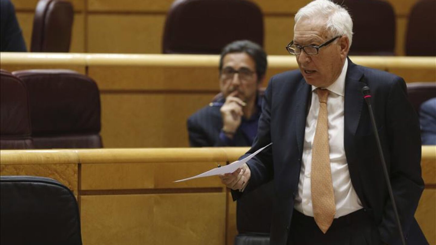 El ministro de Asuntos Exteriores, Jos&eacute; Manuel Garc&iacute;a-Margallo