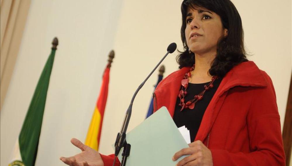 La líder de Podemos en Andalucía, Teresa Rodríguez.