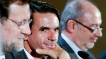 Rajoy, Aznar y Rato
