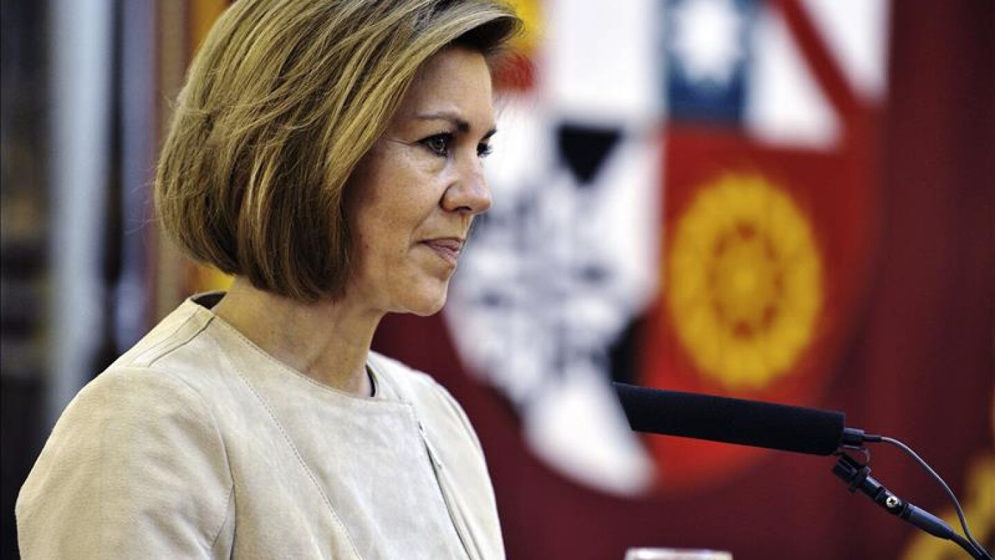 La secretaria general del PP, Mar&iacute;a Dolores de Cospedal. 