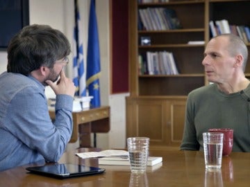 Yanis Varoufakis habla para Salvados Yanis Varoufakis habla para Salvados