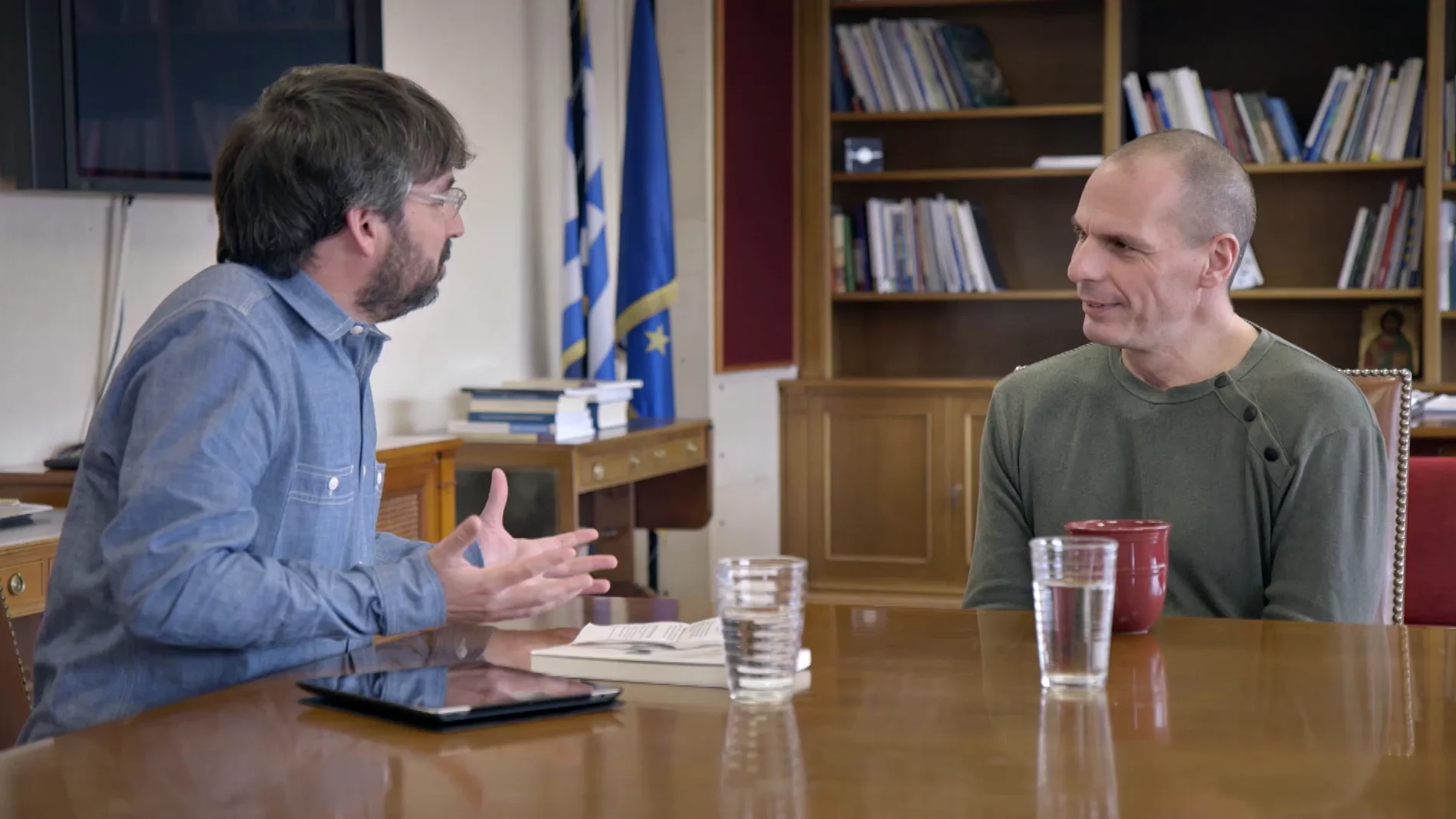 Jordi Évole entrevista a Yanis Varoufakis