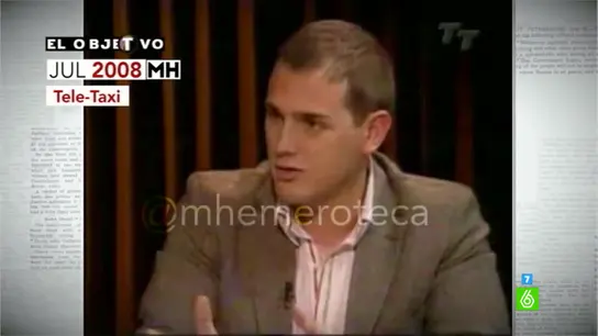 Albert Rivera, en 2008: "Somos un partido de centroizquierda" Albert Rivera, en 2008: "Somos un partido de centroizquierda"