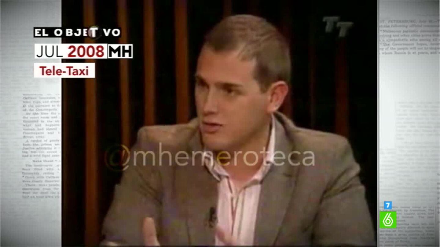 Albert Rivera, en 2008: "Somos un partido de centroizquierda"