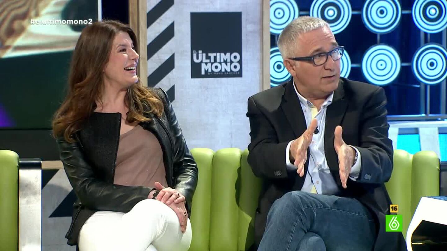 Xavier Sard&aacute; junto a Val&eacute;rie Tasso 