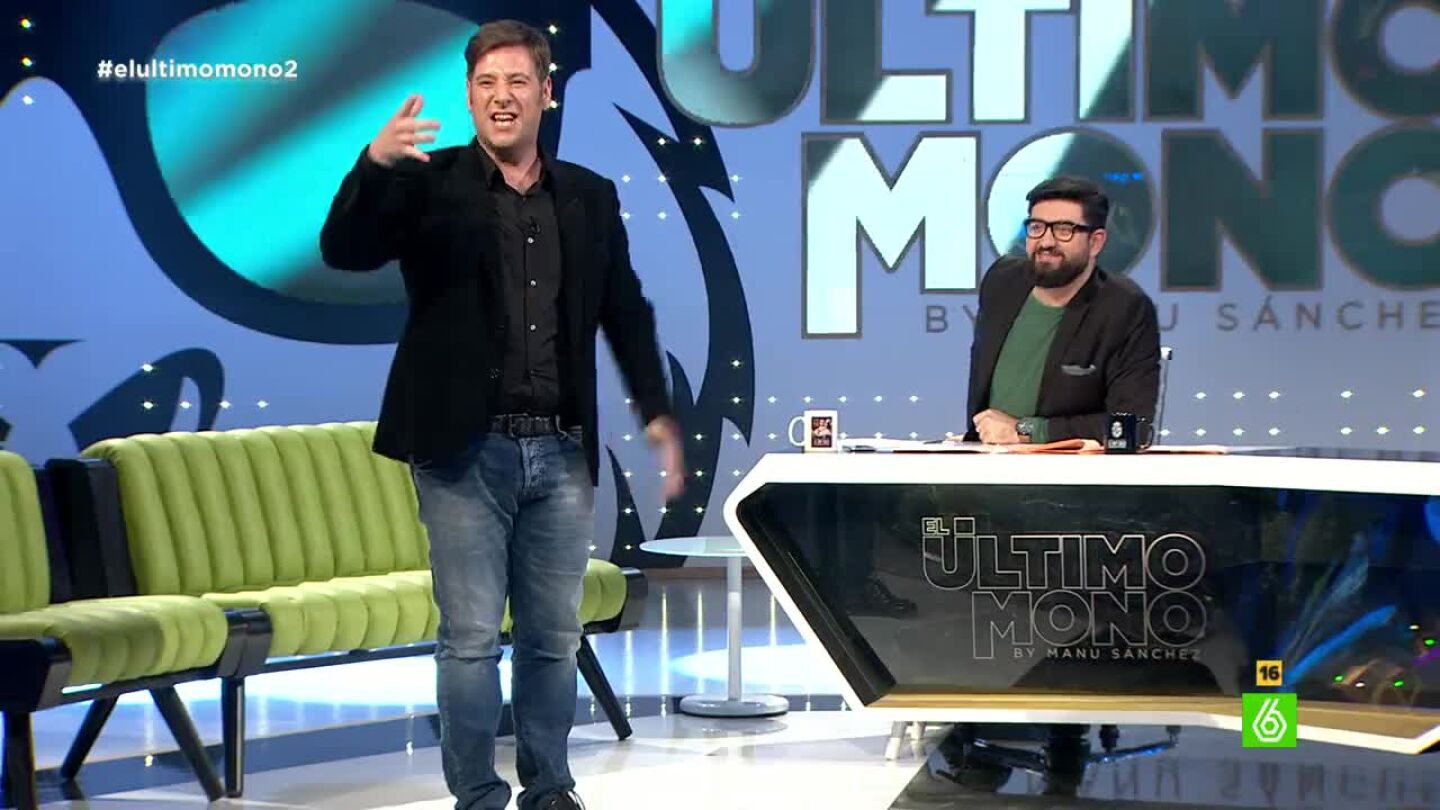 Carlos Latre imita a Manu S&aacute;nchez en 'El &Uacute;ltimo Mono'