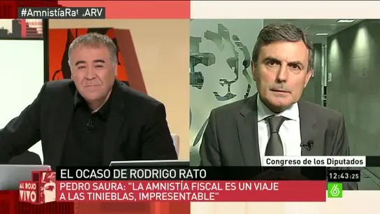 Pedro Saura, diputado del PSOE, en 'Al Rojo Vivo' Pedro Saura, diputado del PSOE, en 'Al Rojo Vivo'