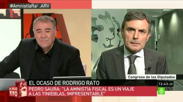 Pedro Saura, diputado del PSOE, en 'Al Rojo Vivo'