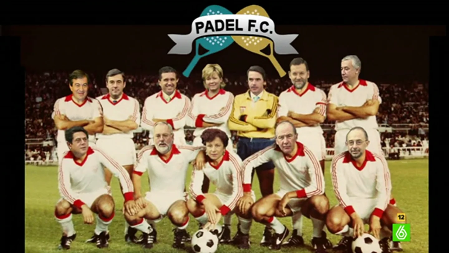 El equipo de Aznar, el Pádel F.C. El equipo de Aznar, el Pádel F.C.