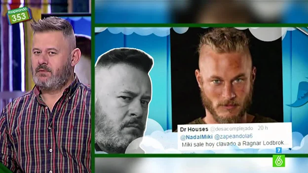 Miki Nadal y Ragnar Lodbrok, dos gotas de agua