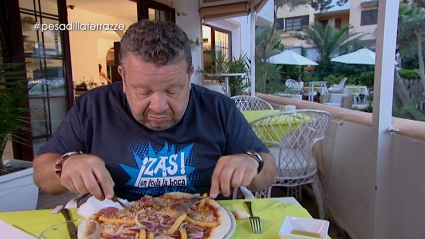 Alberto Chicote alucina con la pizza de patatas fritas: &ldquo;&iquest;Qui&eacute;n demonios se inventa un engendro como este?&rdquo; 