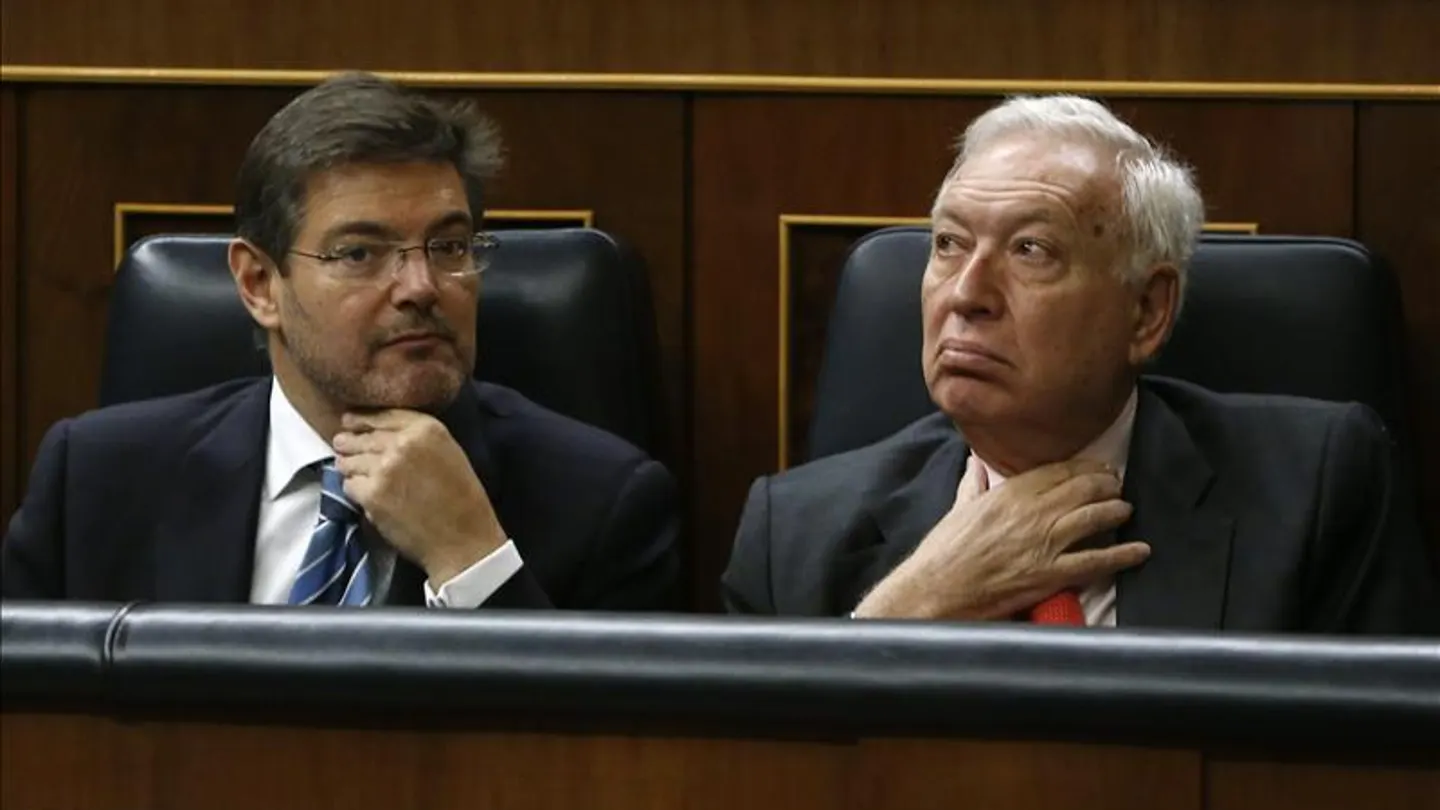 Los ministros de Justicia, Rafael Catalá y de Exteriores, José Manuel García Margallo. Los ministros de Justicia, Rafael Catalá y de Exteriores, José Manuel García Margallo.