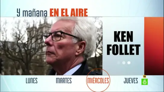 Ken Follet en En el aire Ken Follet en En el aire