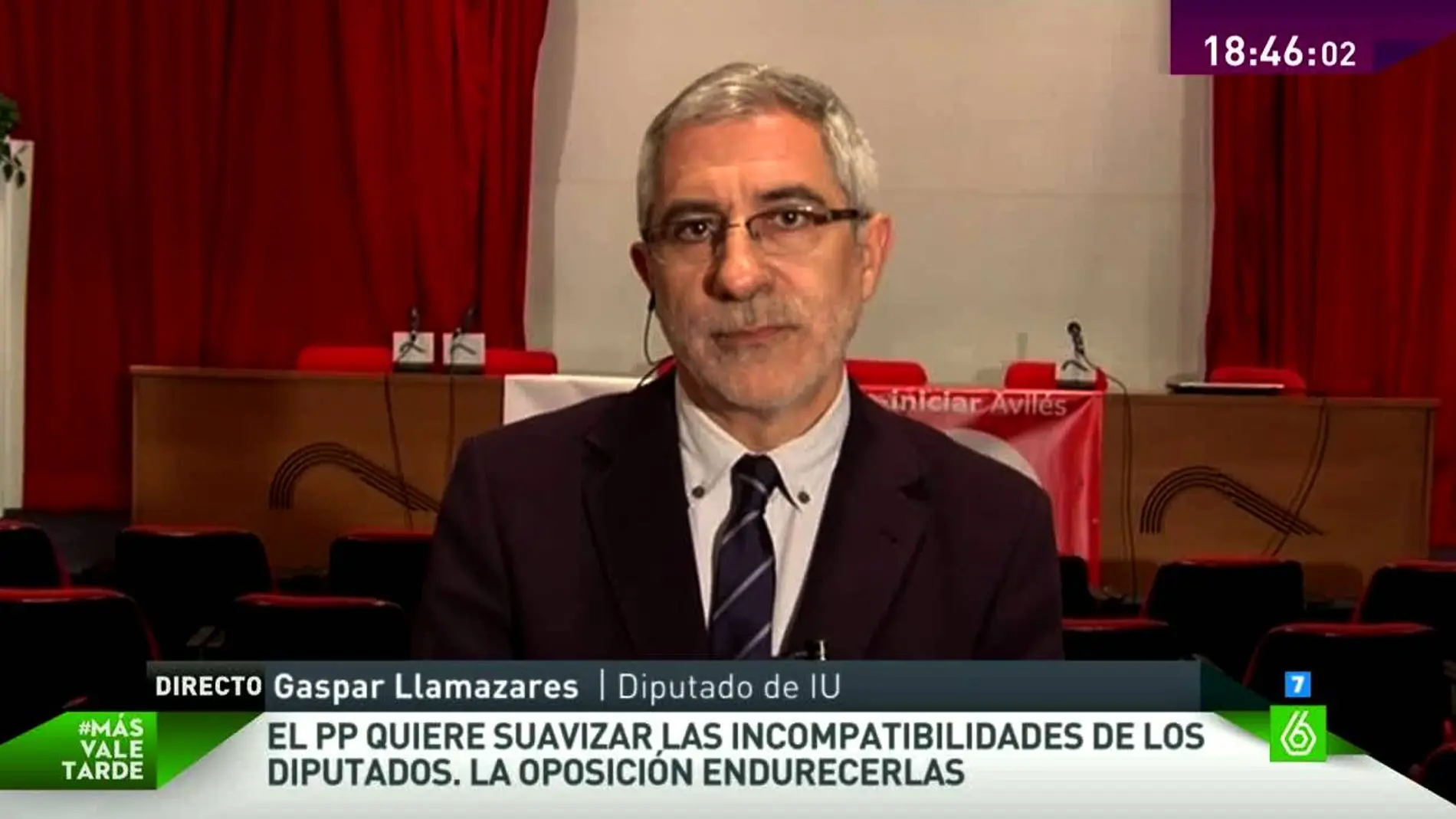 Gaspar Llamazares en MVT