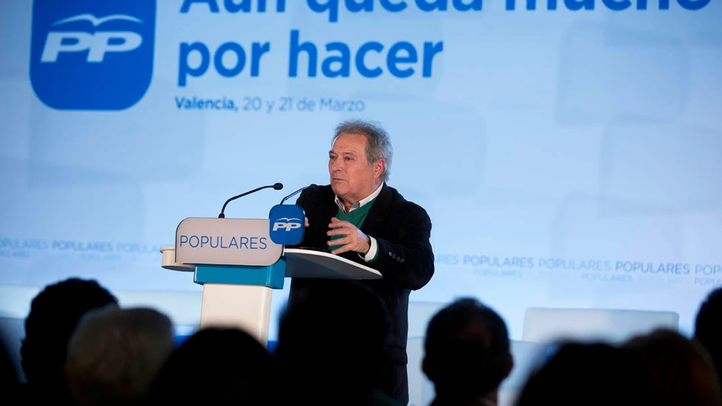 Alfonso Rus durante un acto electoral Alfonso Rus durante un acto electoral