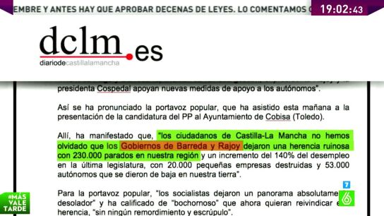 Segundo error del Partido Popular de Castilla-La Mancha en menos de una semana
