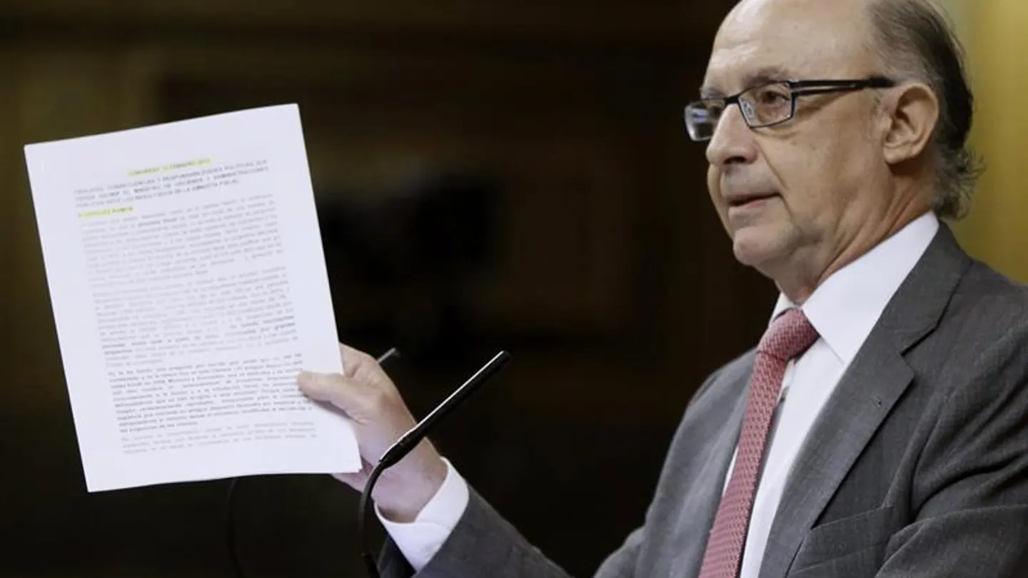 El ministro de Hacienda, Cristóbal Montoro El ministro de Hacienda, Cristóbal Montoro