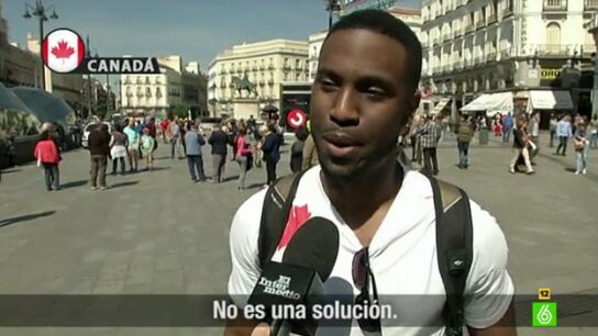 Un turista canadiense en 'El Intermedio'