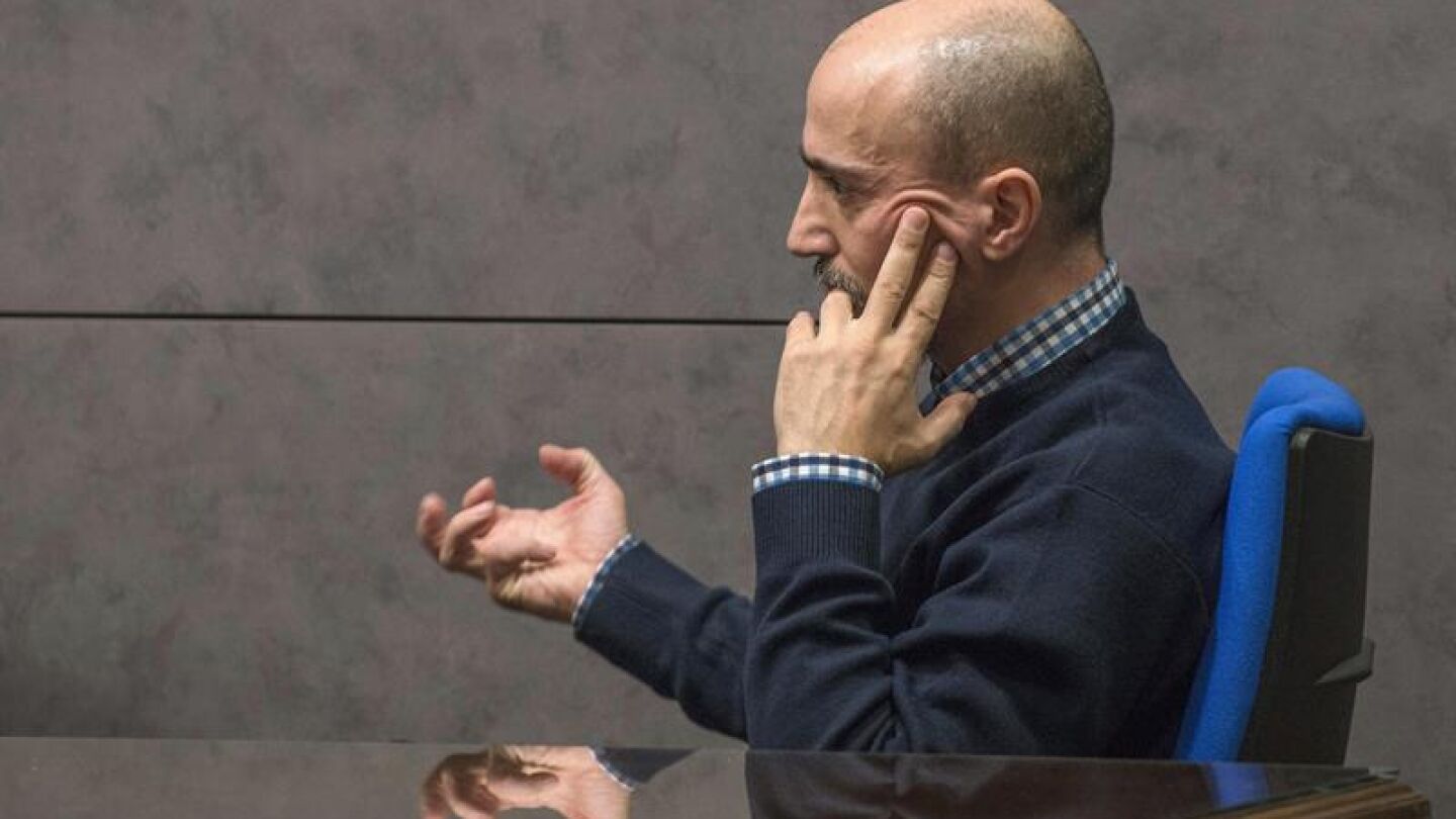 Juan Carlos Aguilar, el falso monje Shaolin, durante su juicio por asesinato