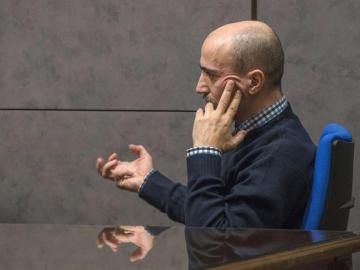 Juan Carlos Aguilar, el falso monje Shaolin, durante su juicio por asesinato Juan Carlos Aguilar, el falso monje Shaolin, durante su juicio por asesinato