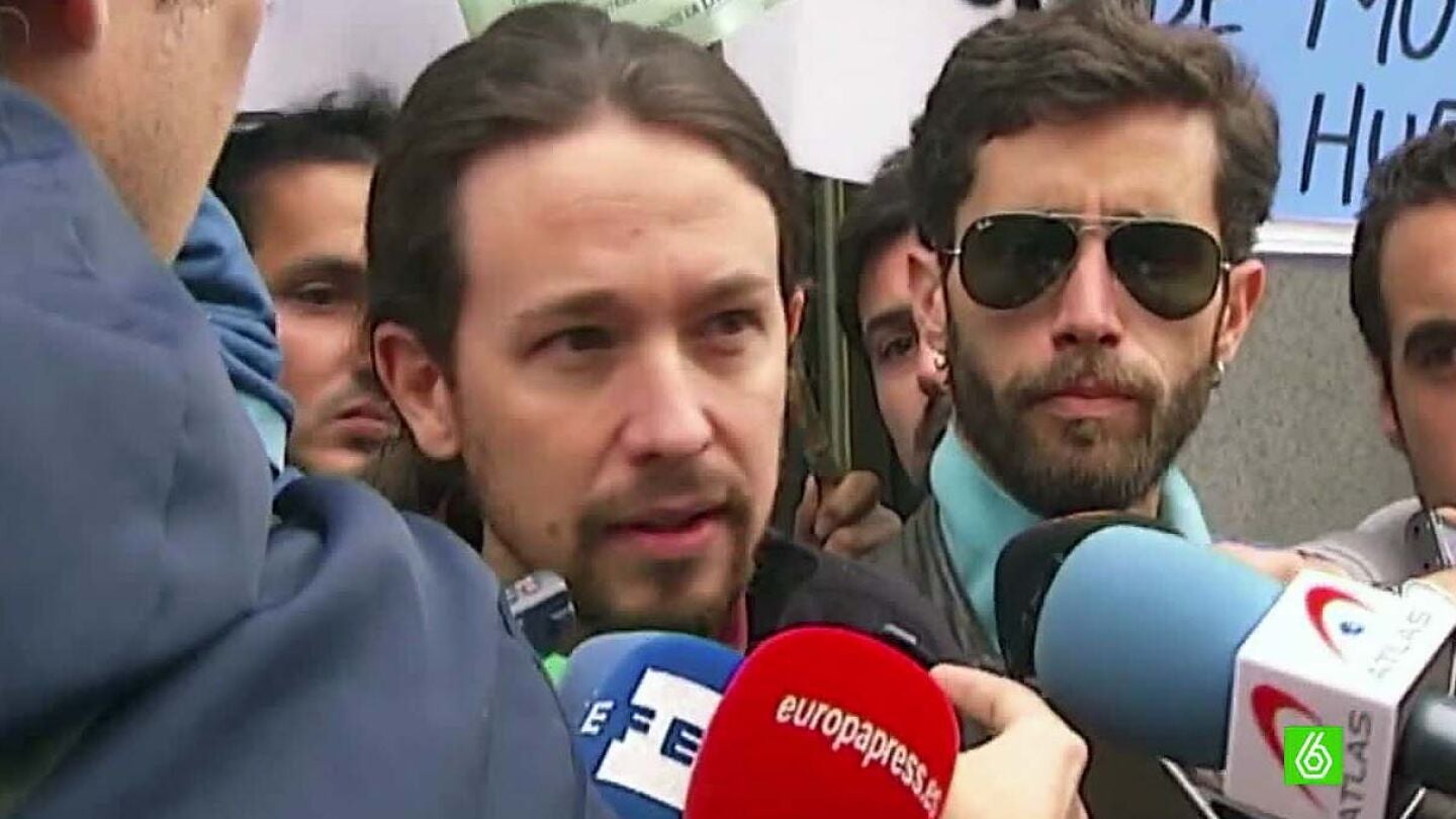 El l&iacute;der de Podemos, Pablo Iglesias