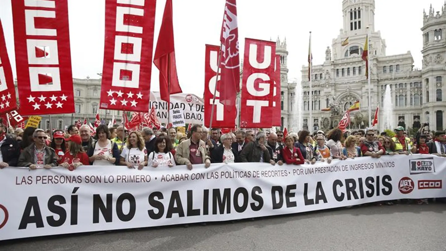 Manifestación del Primero de Mayo de Madrid en 2015 Manifestación del Primero de Mayo de Madrid en 2015