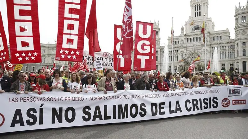 Manifestación del Primero de Mayo de Madrid en 2015