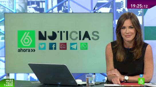 Mamen Mendiz&aacute;bal da la bienvenida a la Sexta Noticias ahora