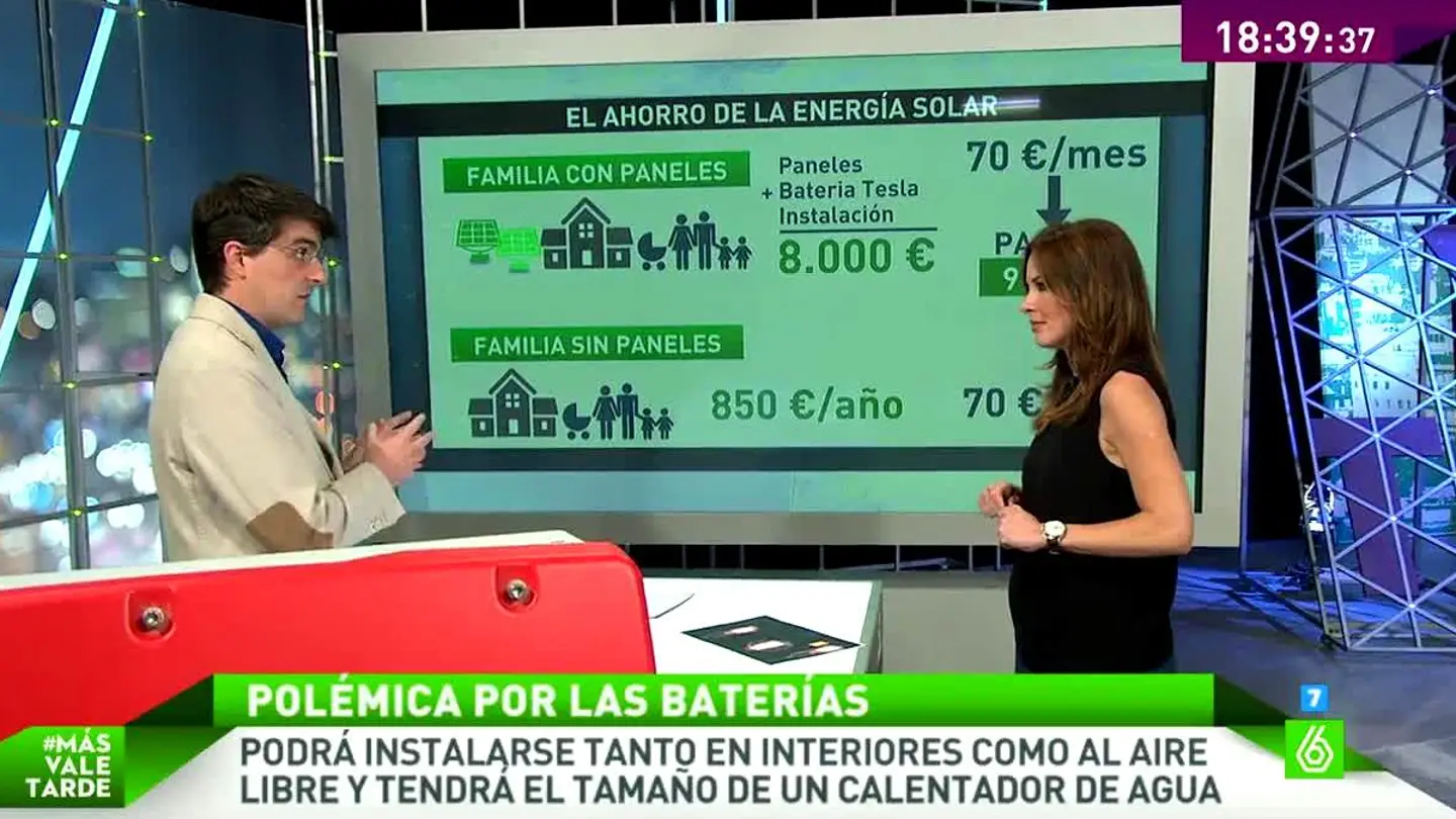Morales de Labra: "Hay compañías eléctricas a las que no les interesan estas baterías" Morales de Labra: "Hay compañías eléctricas a las que no les interesan estas baterías"