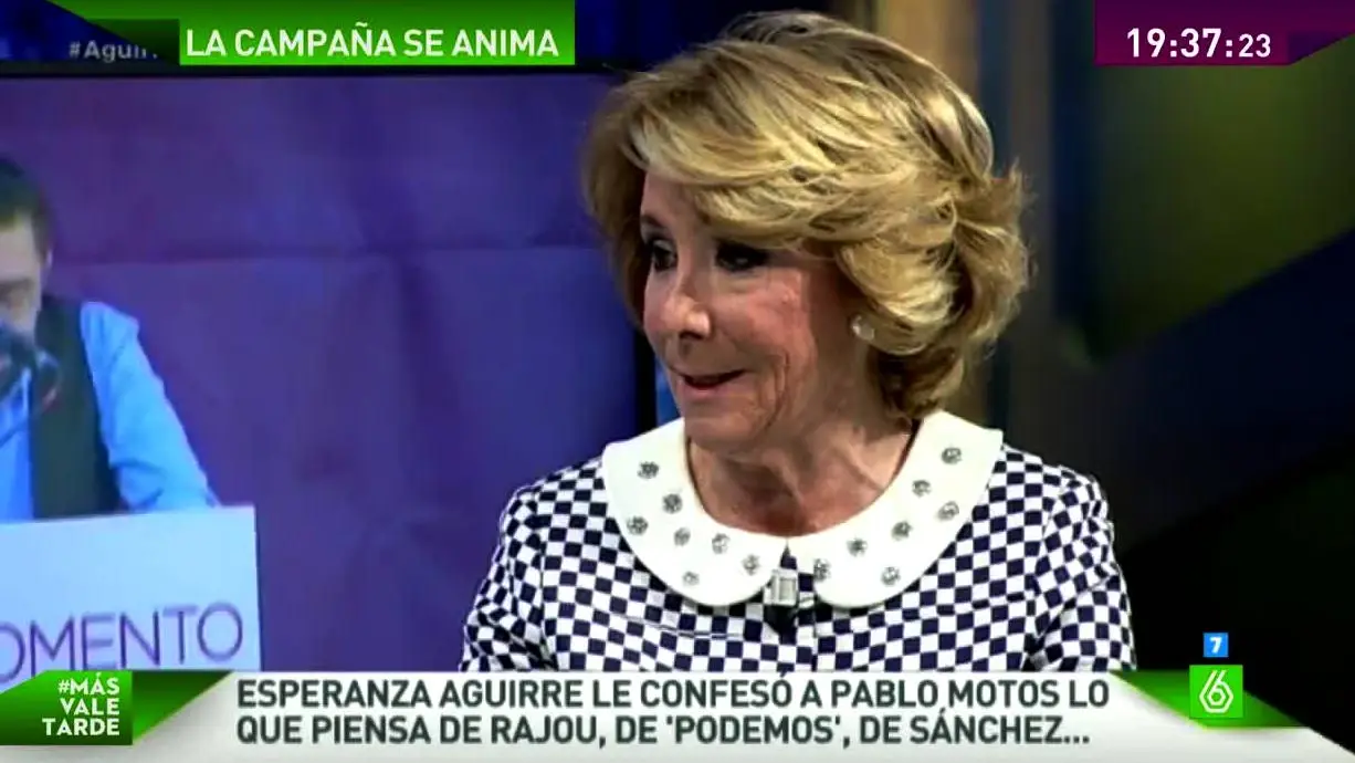 Esperanza Aguirre en El Hormiguero
