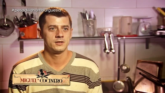 Miguel, el cocinero se defiende ante Chicote Miguel, el cocinero se defiende ante Chicote