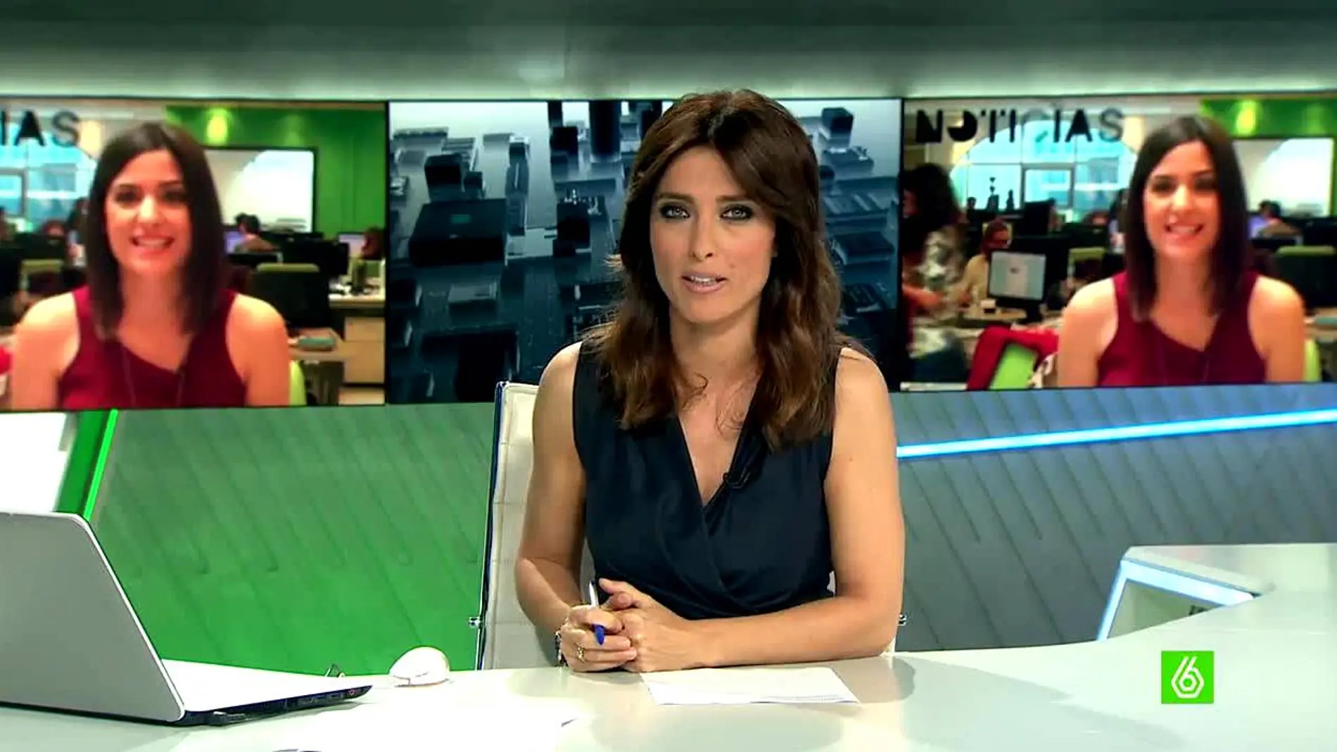 Helena Resano presenta laSexta Noticias 14H