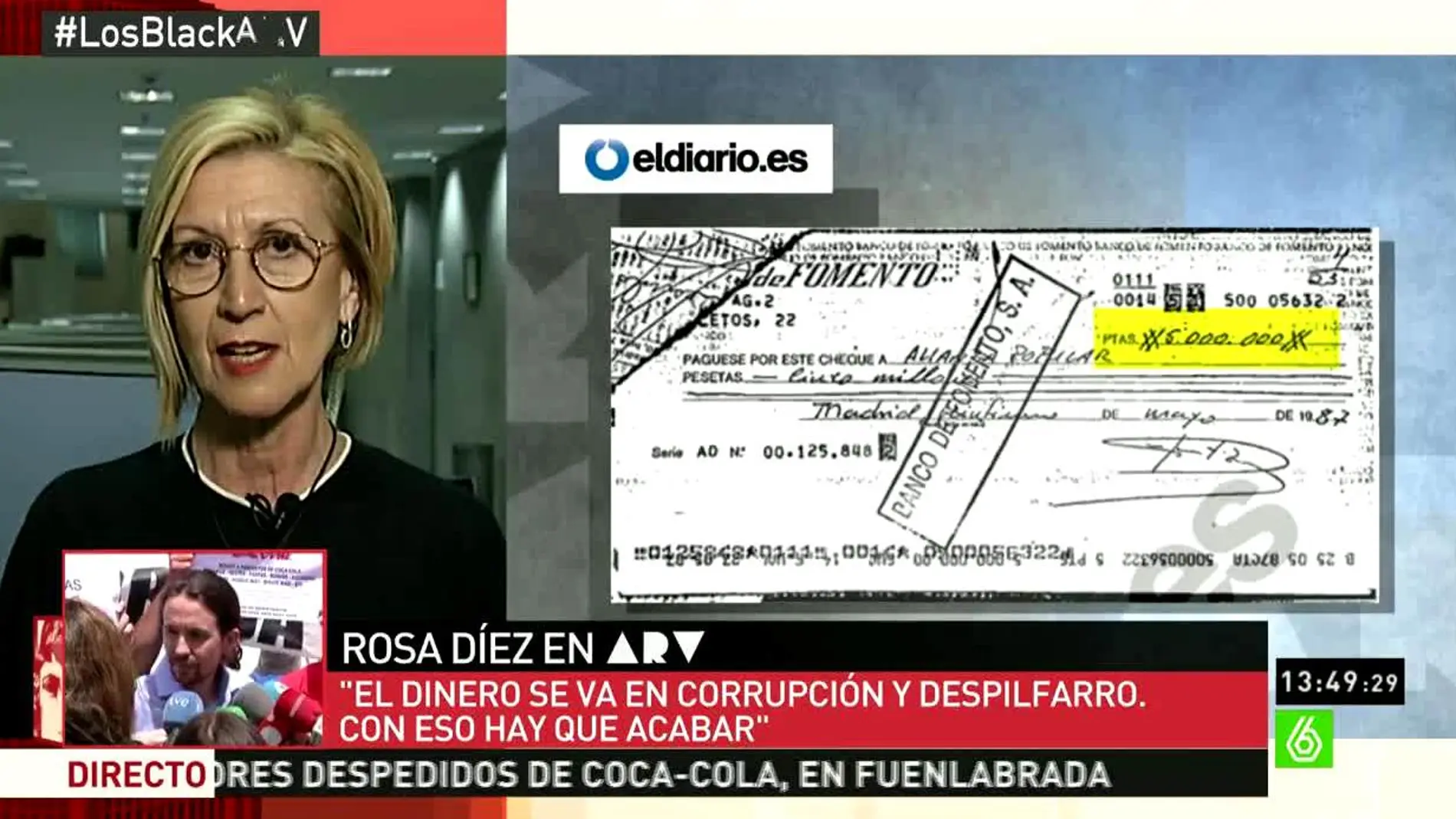 Rosa Díez habla sobre la financiación del Pp