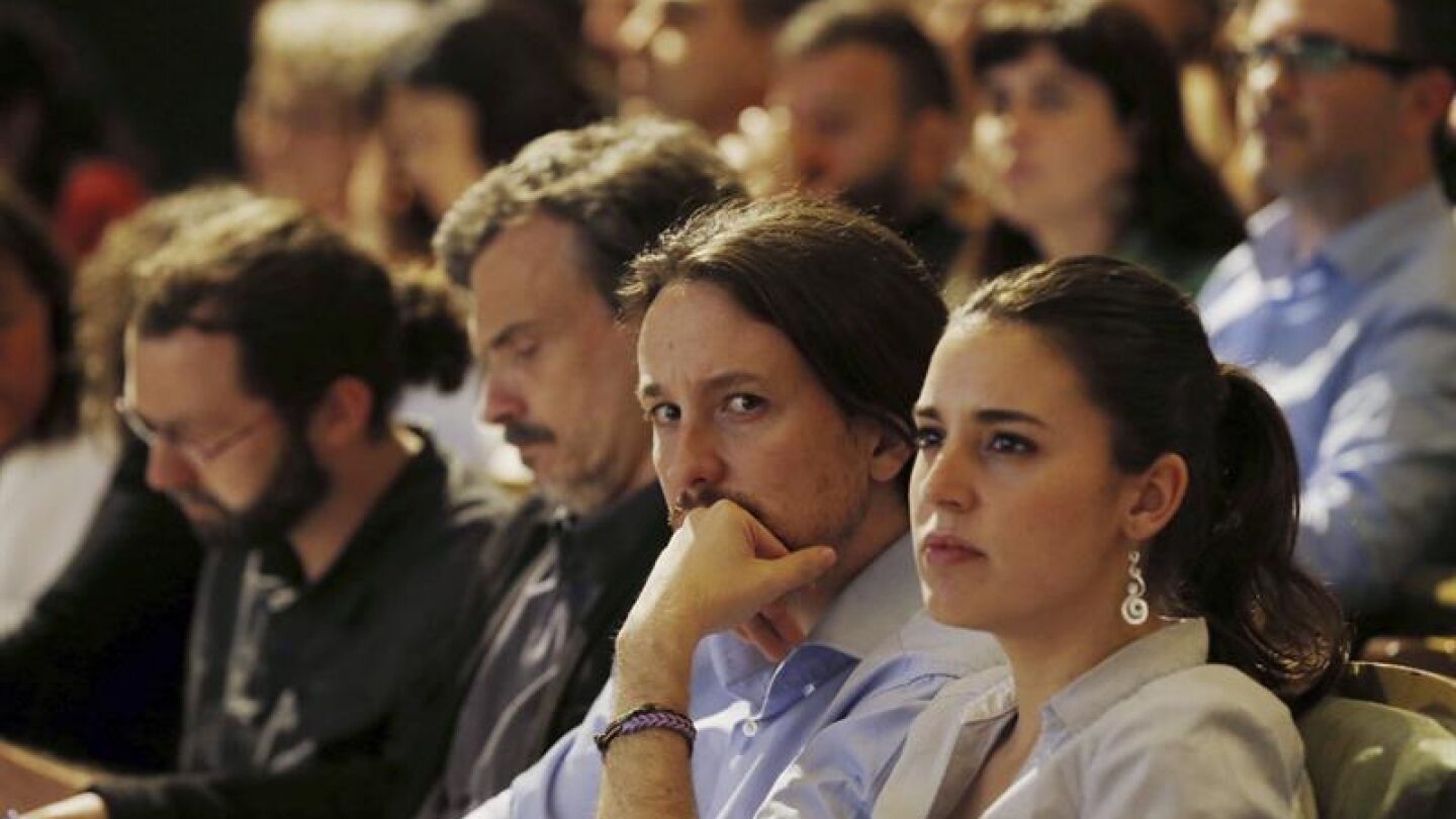 El secretario general de Podemos, Pablo Iglesias