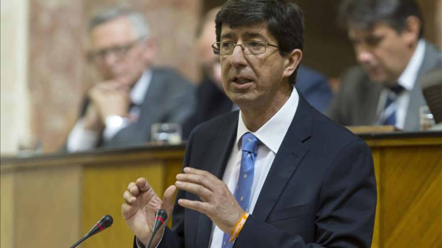 Juan Mar&iacute;n en el Parlamento andaluz