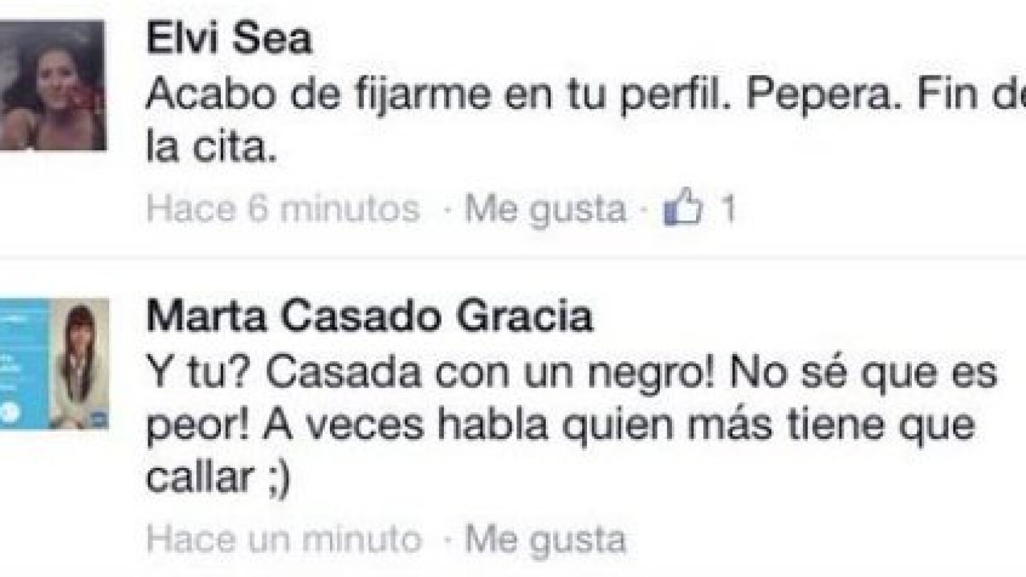Comentario racista de una candidata del PP tras una discusi&oacute;n en Facebook
