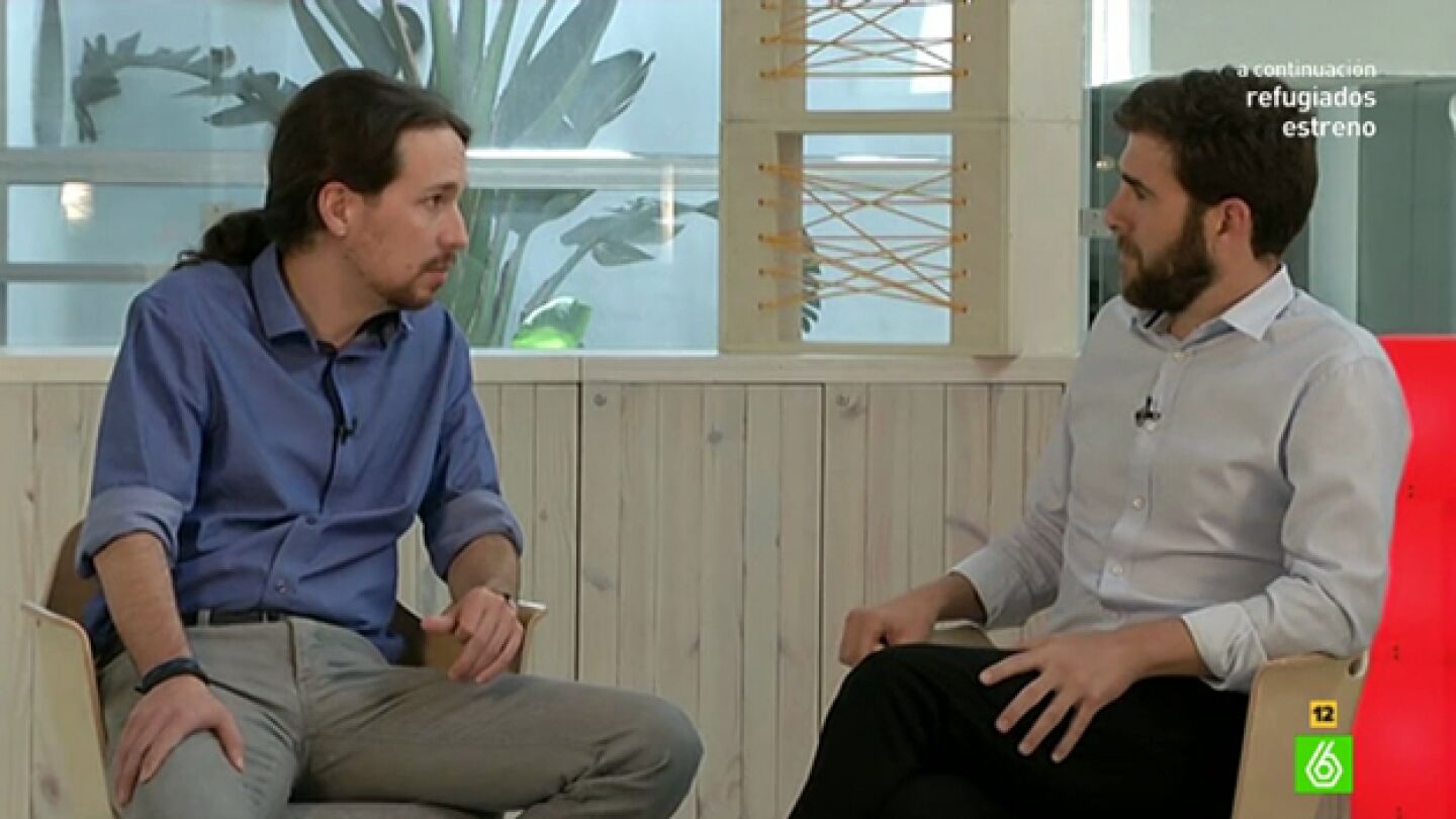 Gonzo entrevista a Pablo Iglesias en 'El Intermedio'