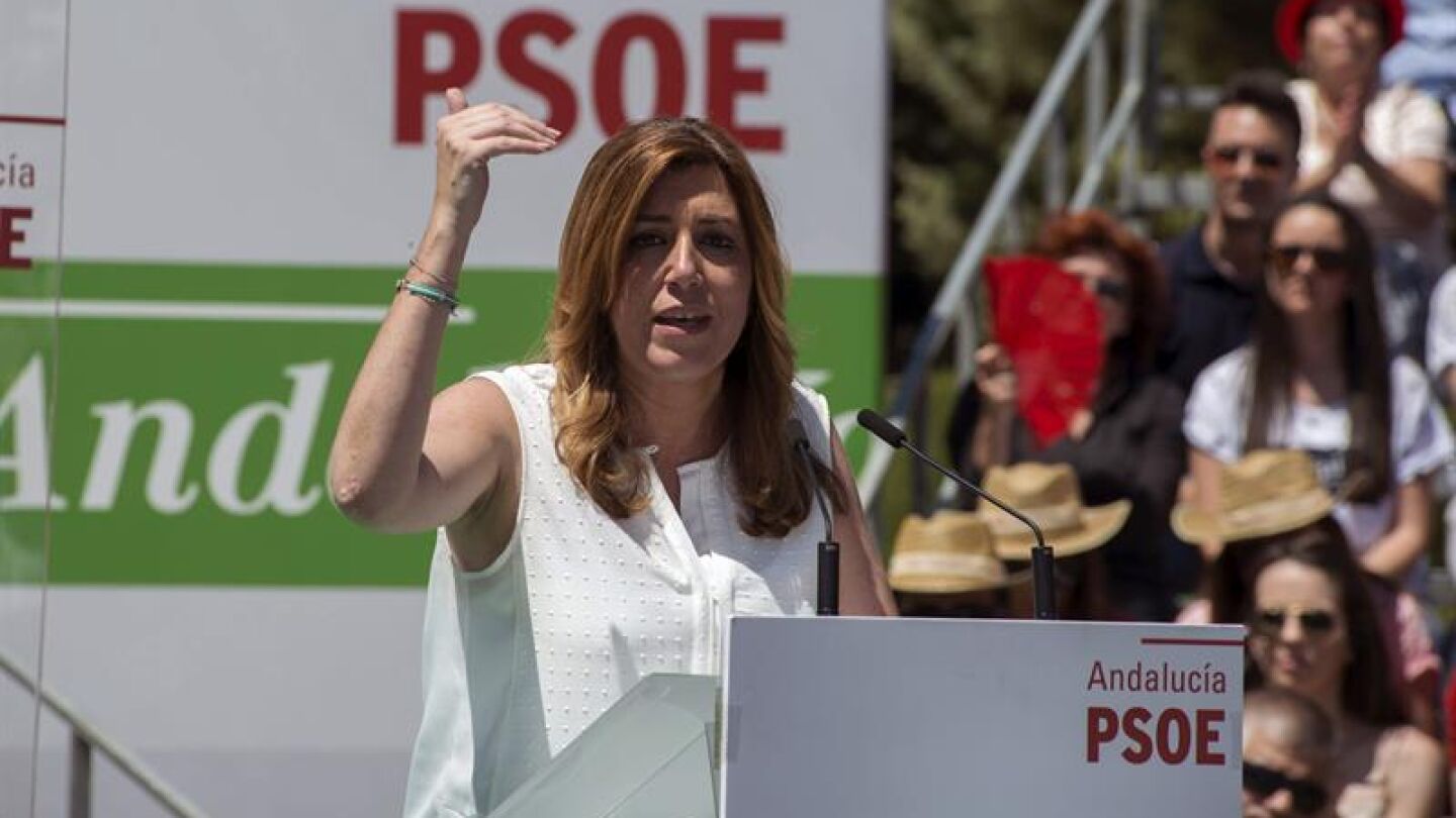 La secretaria general del PSOE de Andaluc&iacute;a, Susana D&iacute;az