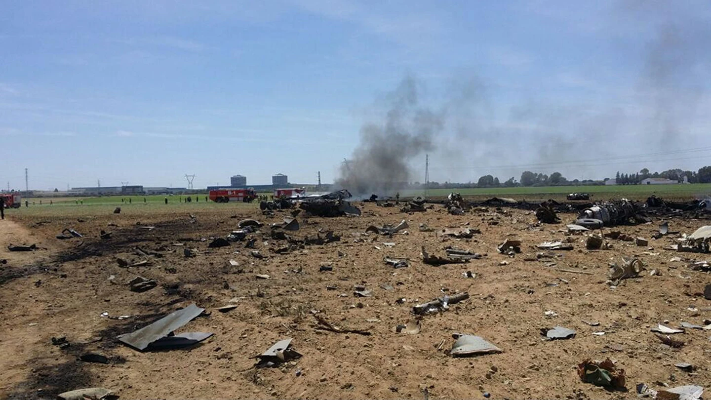 Accidente de avión en Sevilla Accidente de avión en Sevilla