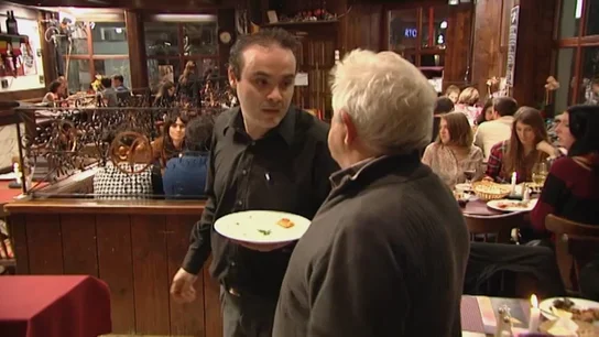 Discusión en el comedor de 'Mesón Galicia' Discusión en el comedor de 'Mesón Galicia'