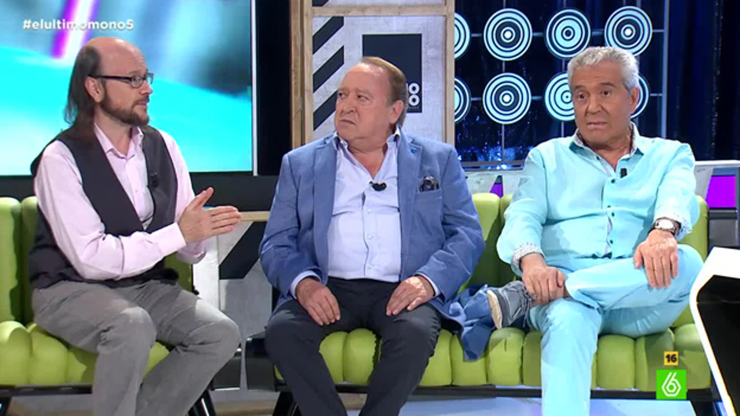 Fernando Esteso, Andrés Pajares y Santiago Segura en 'El Último Mono' Fernando Esteso, Andrés Pajares y Santiago Segura en 'El Último Mono'