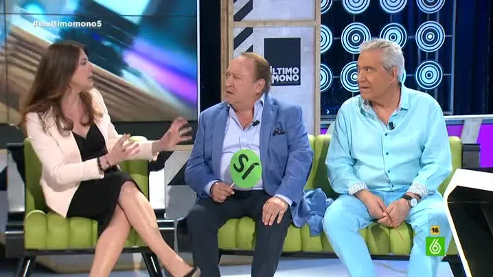 Valérie Tasso, Fernando Esteso y Andrés Pajares en 'El Último Mono'