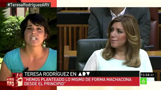 Teresa Rodríguez en ARV Teresa Rodríguez en ARV