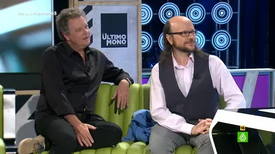 Juan Luis Cano y Santiago Segura en 'El Último Mono' Juan Luis Cano y Santiago Segura en 'El Último Mono'