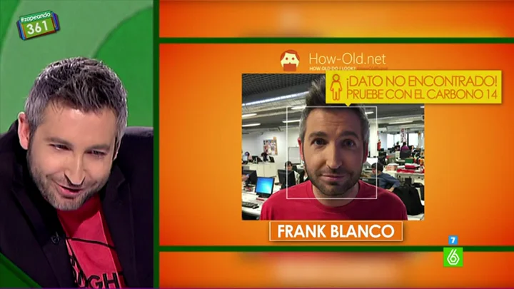 Frank Blanco intenta averiguar su edad Frank Blanco intenta averiguar su edad